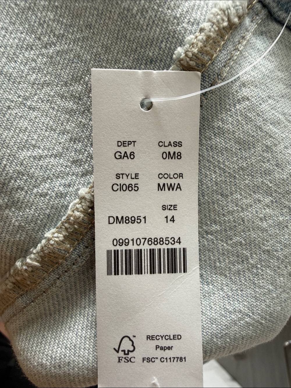 J.crew Women’s Denim skort Montauk Wash Size 14 - Picture 11 of 12
